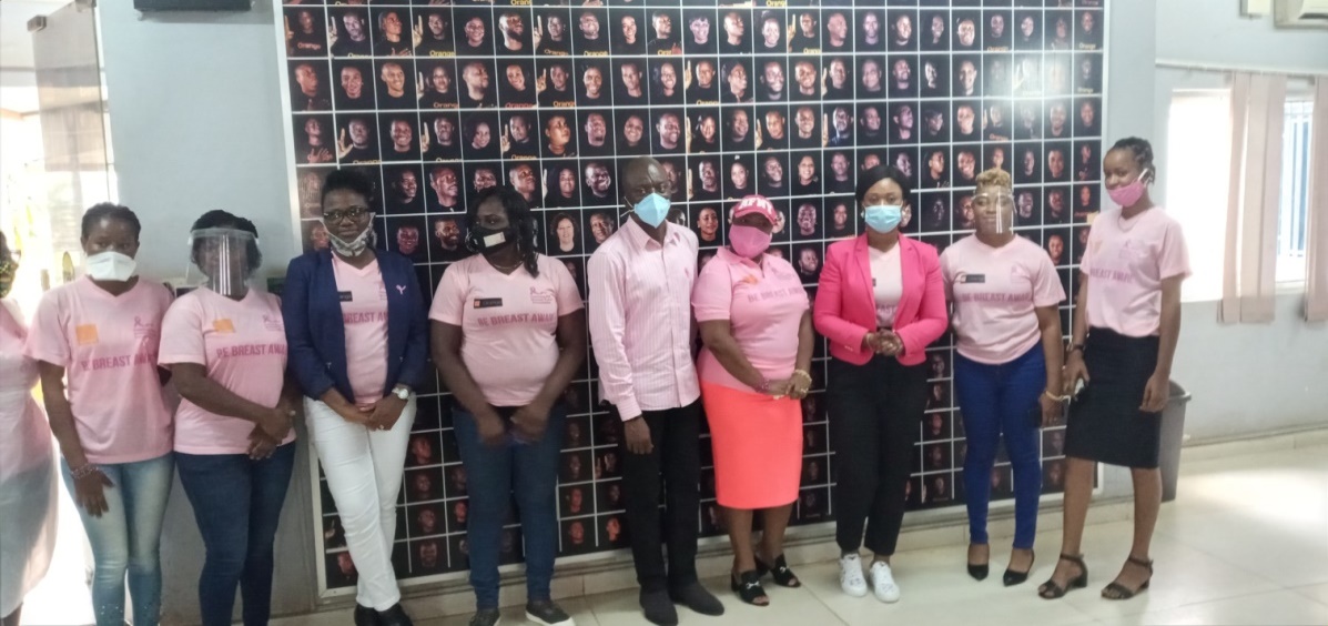Thinking Pink Marks Breast Cancer Day, Conducts Tests For Orange Staff In Freetown