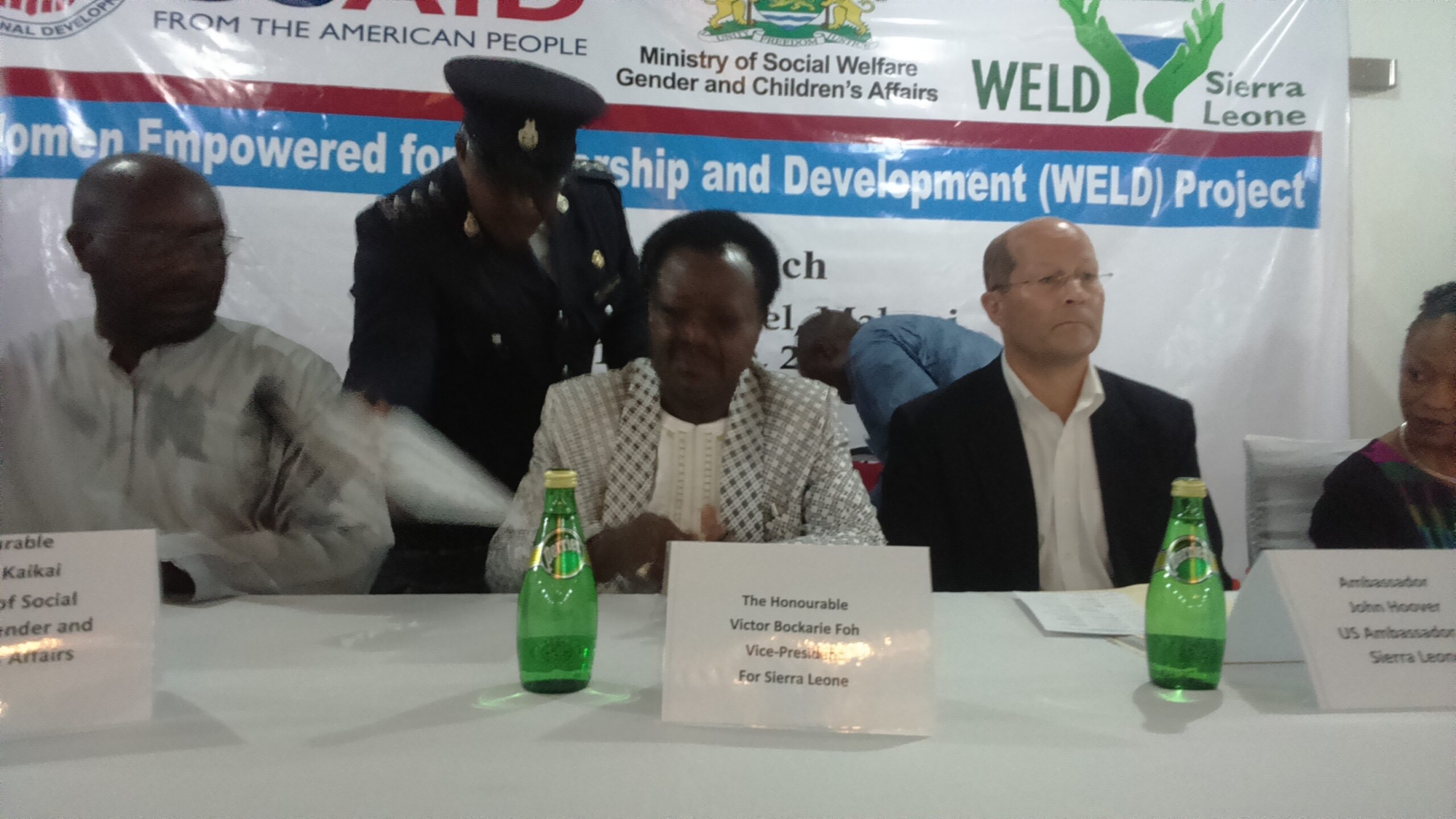 Vice President Victor Foh Affirms Government Commitment to Women Empowerment