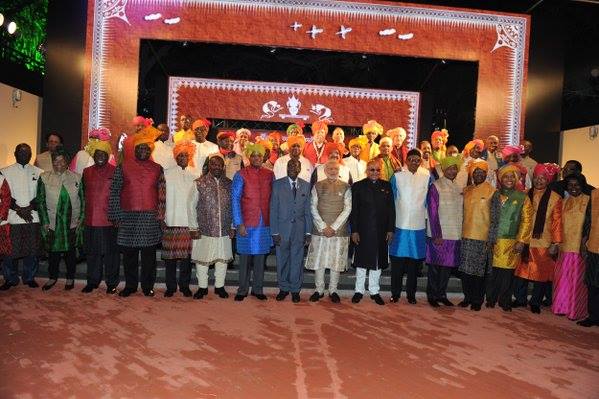 Presidents Koroma, Buhari, Other African Leaders Rock Indian Wears