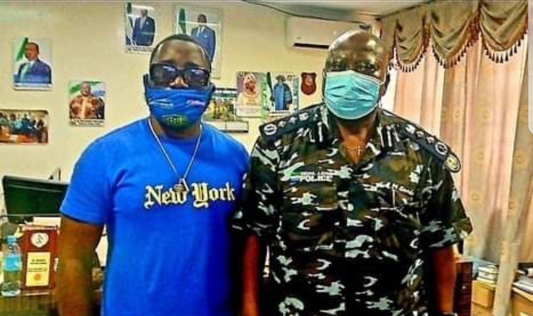Boss La: Colabo, Sierra Leone All Stars Visits Inspector General of Police Sovula
