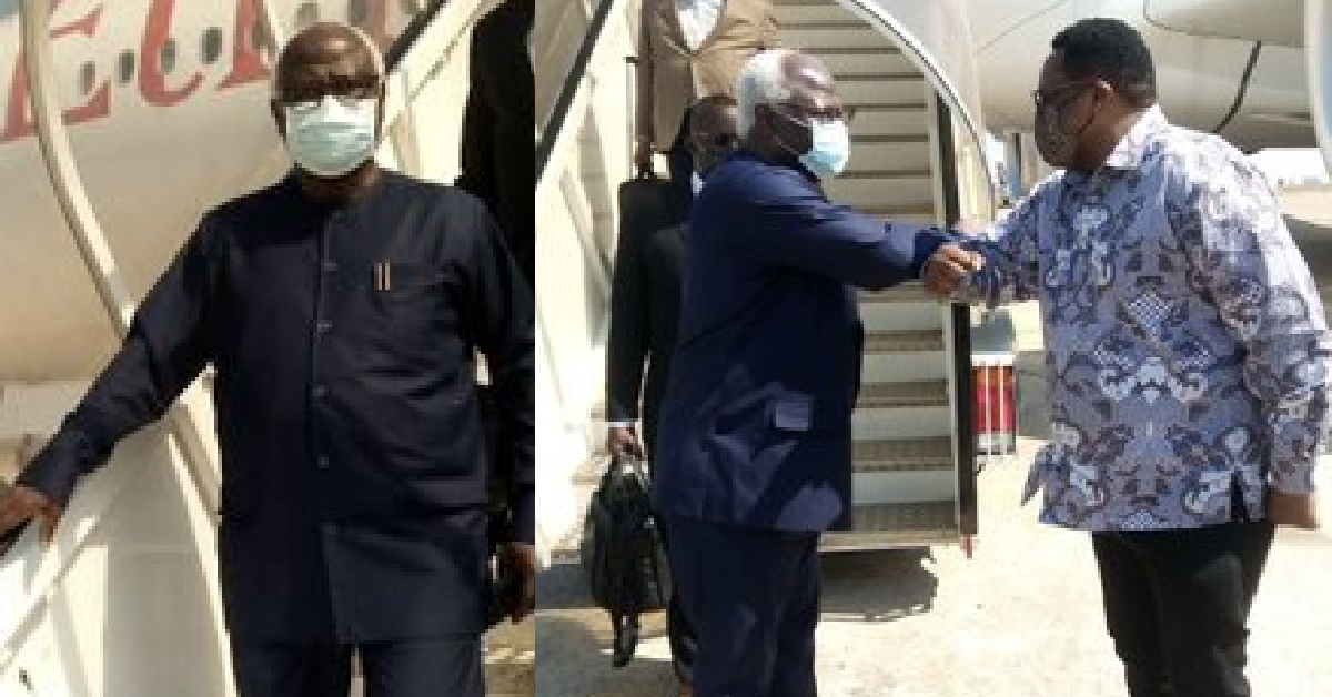 JUST IN: Former President Koroma Arrives in Zambia to Lead African Union Election Observation Mission