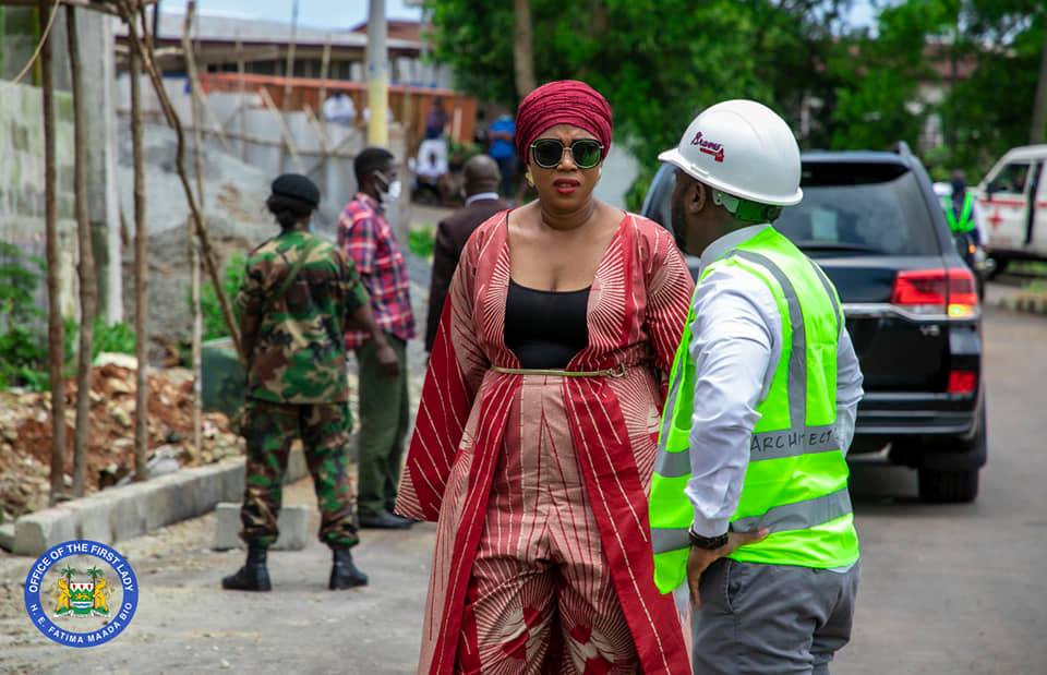 100-Bed Paediatric Hospital: First Lady Fatima Bio Visits Construction Site