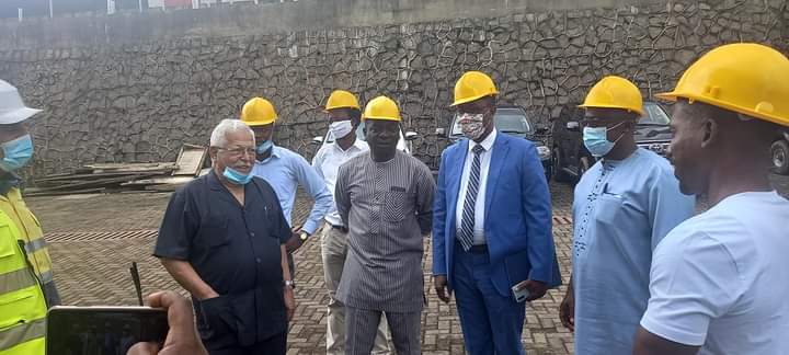 Sierra Leone Information Minister Inspects New NATCOM Building