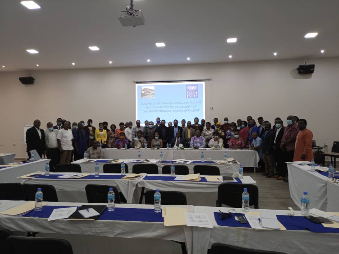 Sierra Leone Parliament Meets With Civil Society Organizations