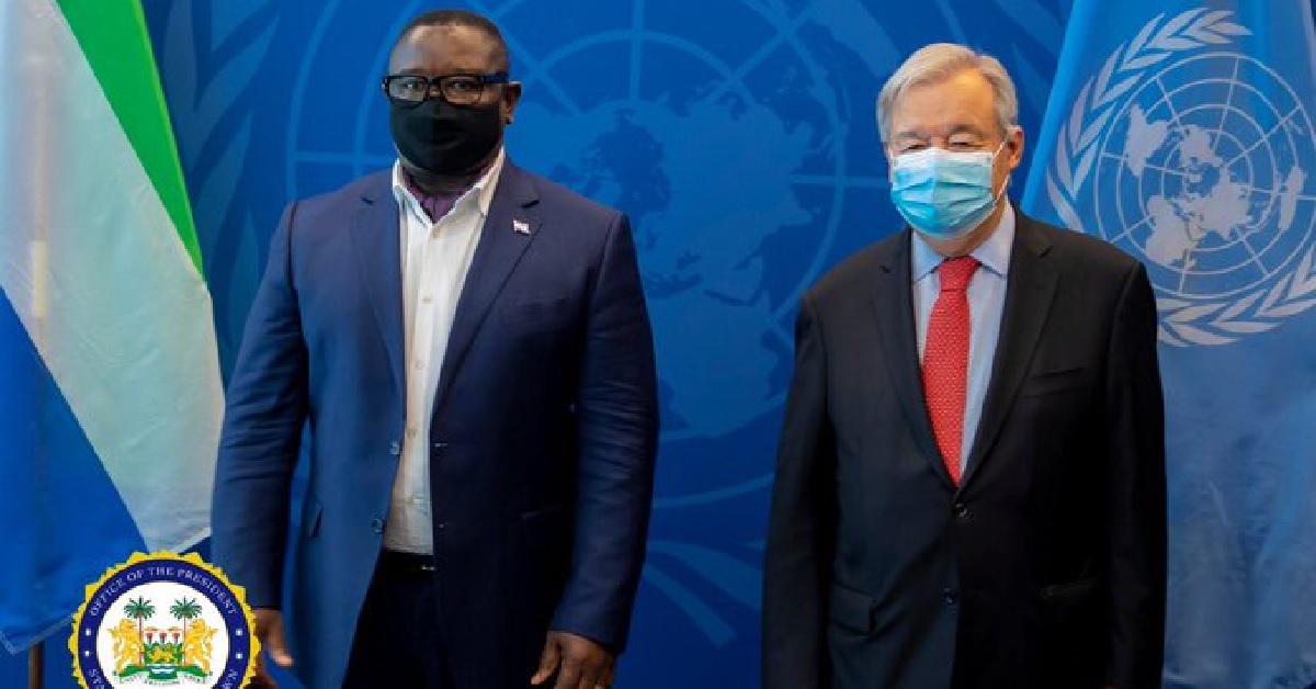 UN Secretary General Commends President Bio