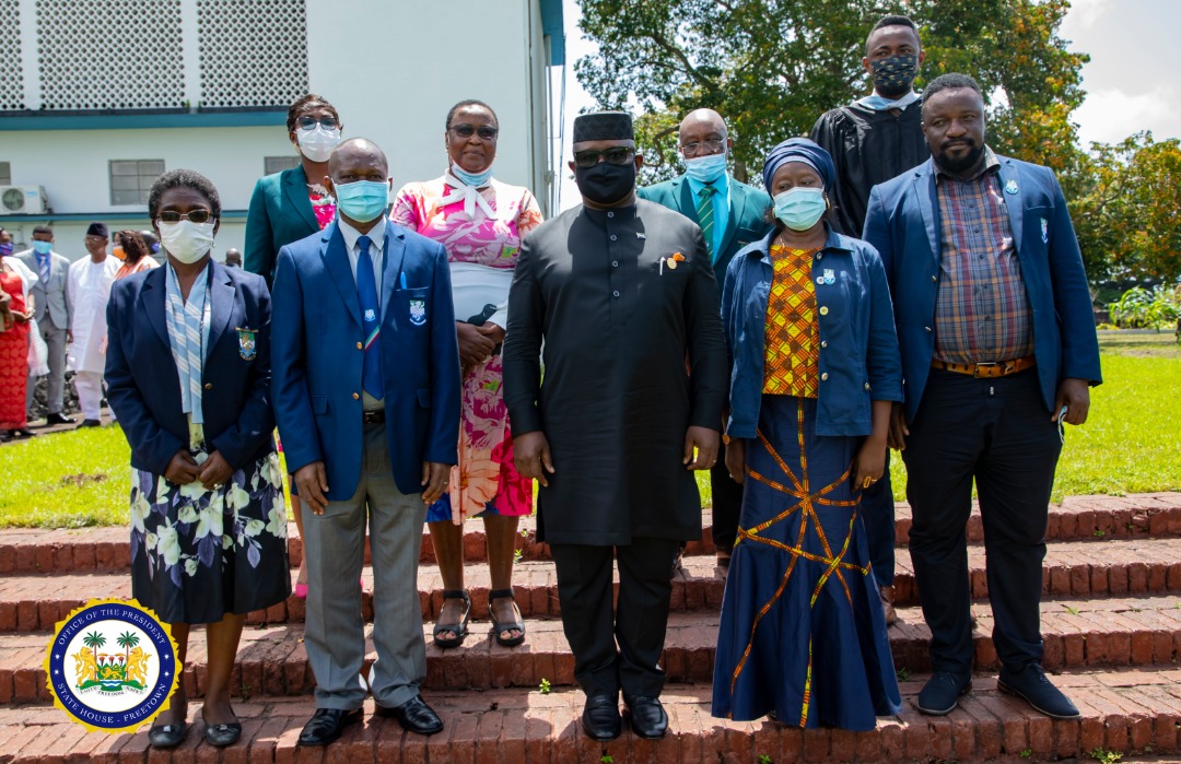 President Bio Presides as University of Sierra Leone Signs MoU With University of Liberia