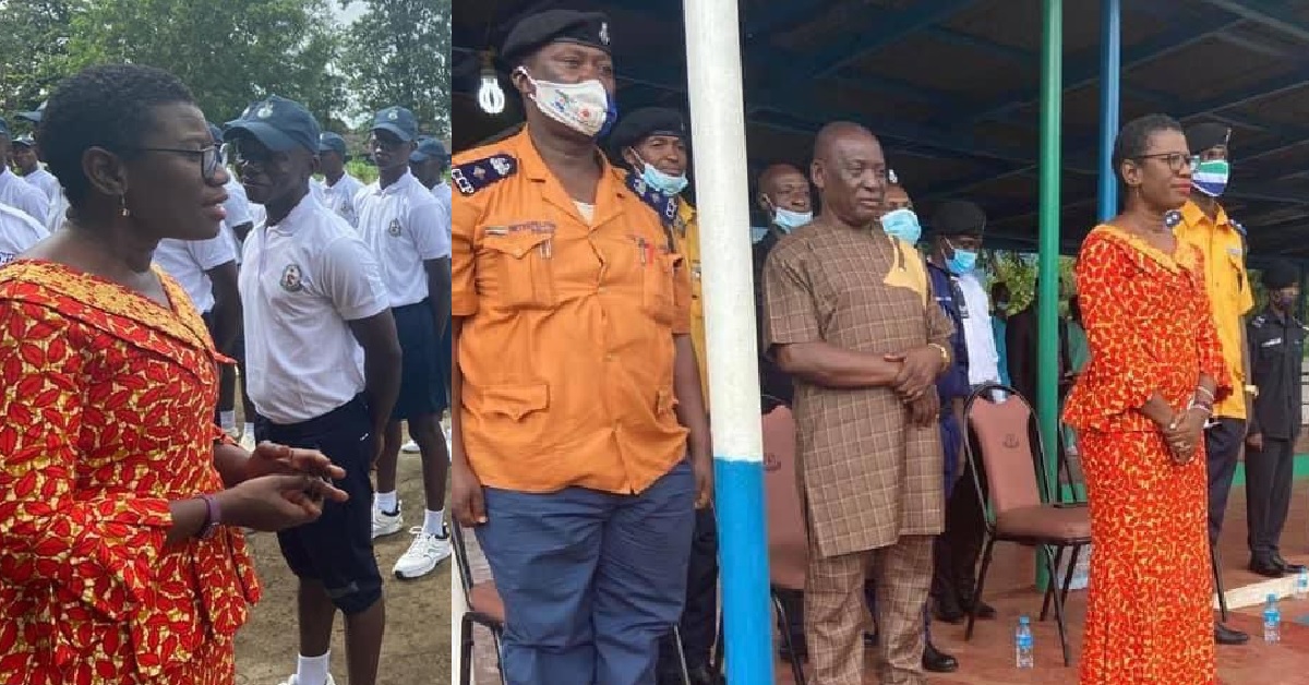 Mayor Yvonne Aki-Sawyerr Visits Metropolitan Police Expansion And Training