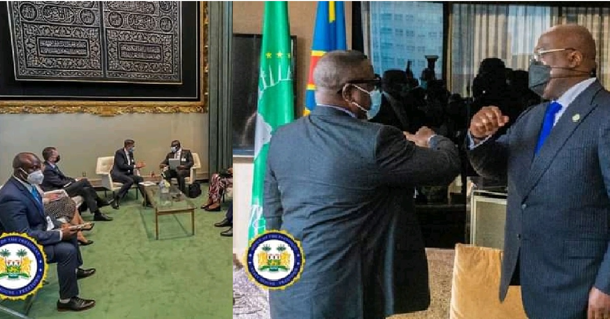 President Bio Holds Bilateral Meetings With Presidents of Slovenia, DR Congo And Director-General of WTO