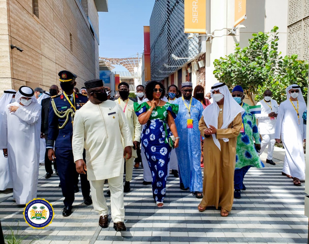 President Julius Maada Bio Discusses Sierra Leone’s Investment Opportunities at EXPO 2020 in Dubai