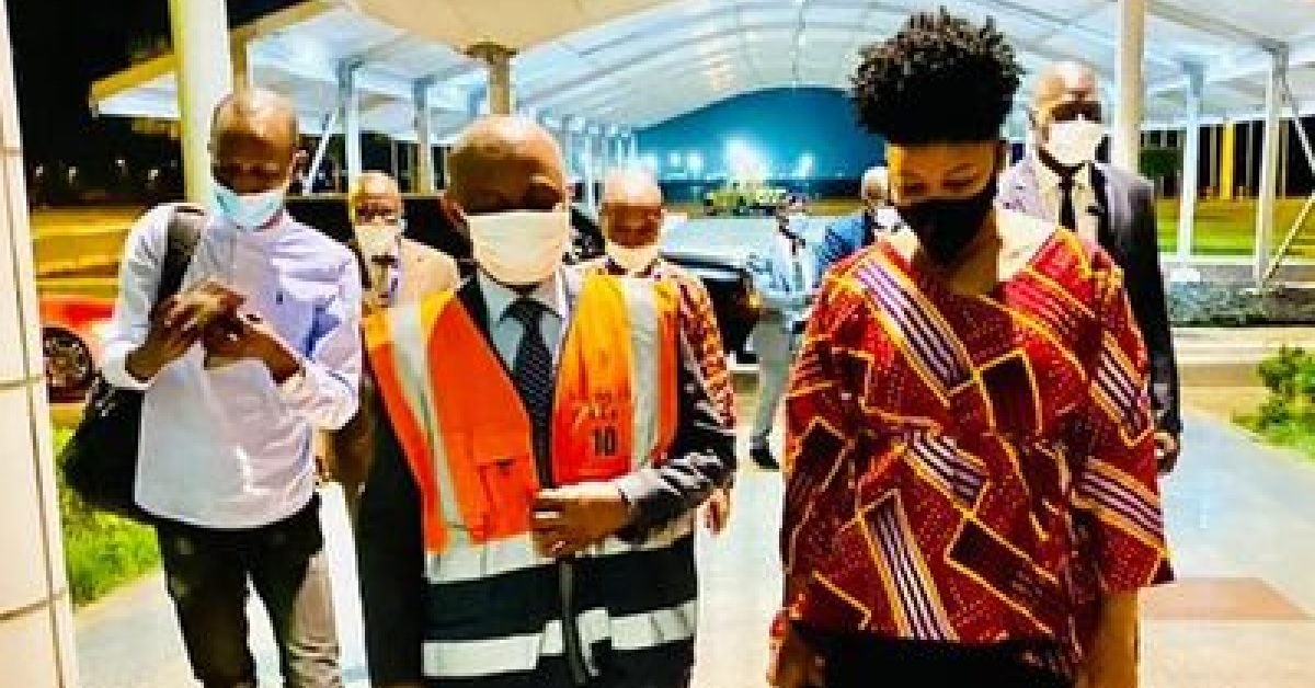 First Lady Arrives in Dakar to Address Summit on HIV/AIDS