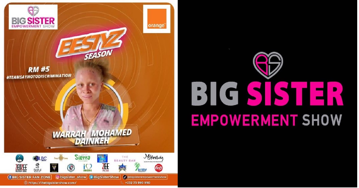 Meet The First Albino to be Chosen For The Big Sister Salone Season 3 Show