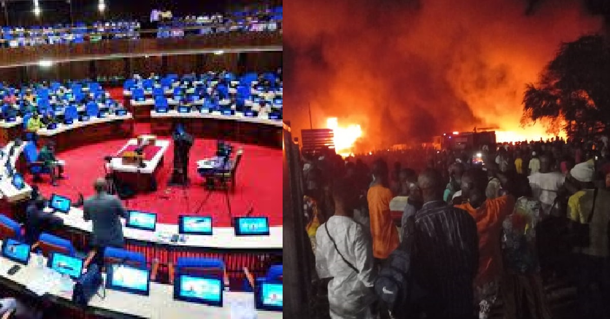 Over PMB Fire Accident, SLP, SLRSA, NDMA And Fire Force Update Parliament