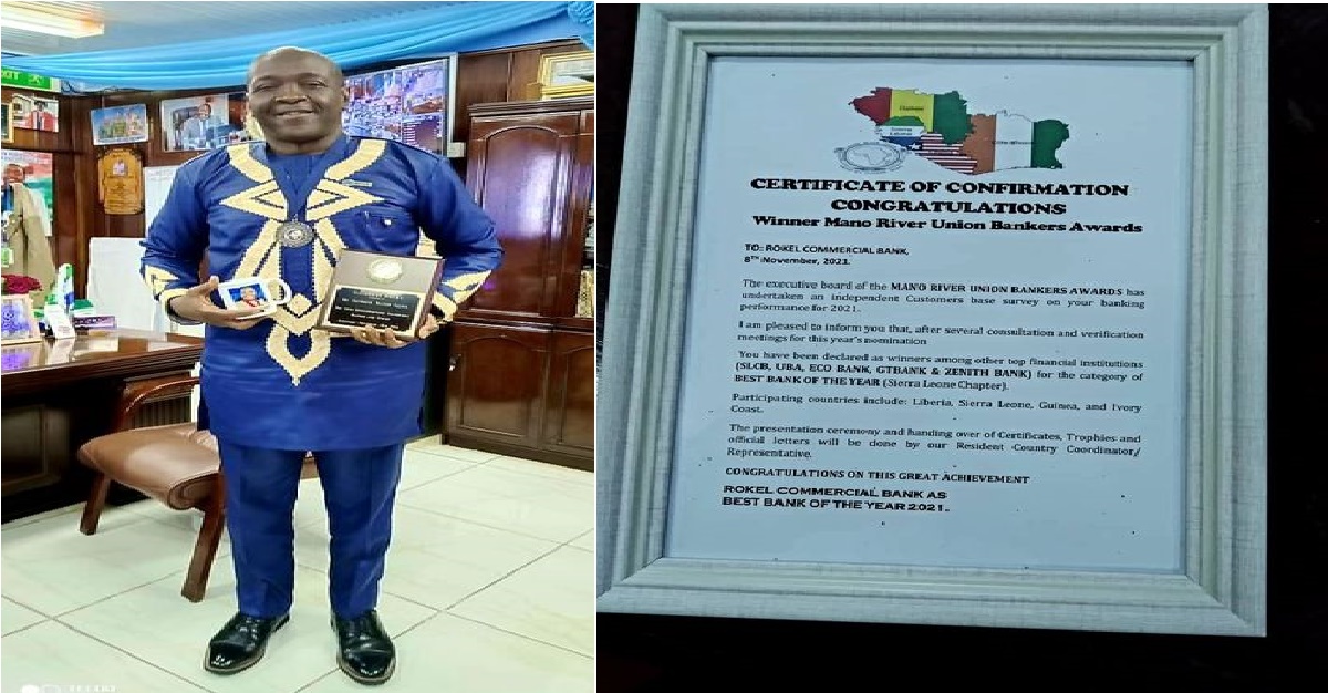Rokel Commercial Bank Bags New Award