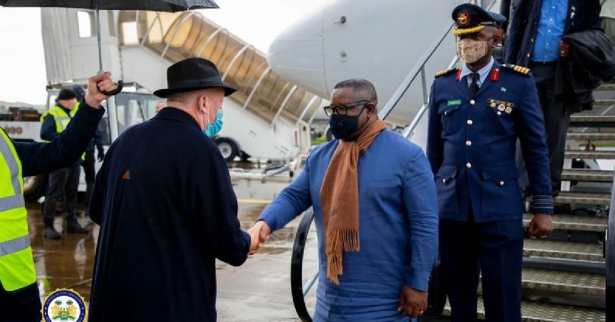 JUST IN: President Bio With His 16-Man Delegation Arrive in Glasgow For Climate Change Conference