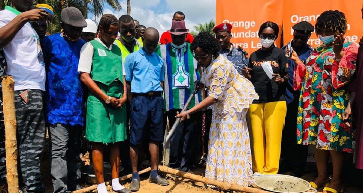 ORANGE (SL) Turns Sod For The Construction of Pre-School in Lokomasama