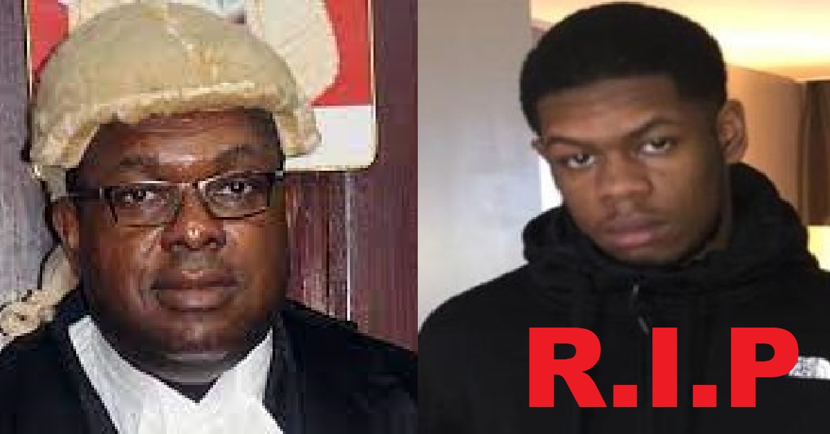 Justice Adrian Fisher’s Son Dies Mysteriously in London