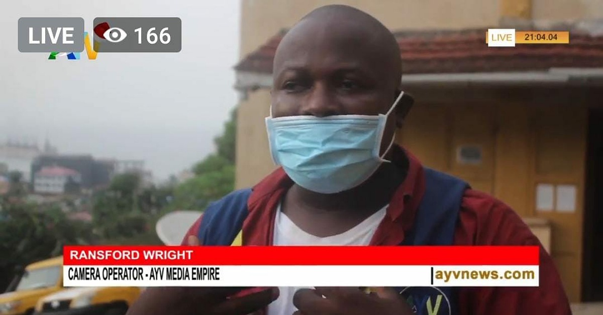 Sierra Leone Police Attacks AYV Staff in Freetown (Video)⁩
