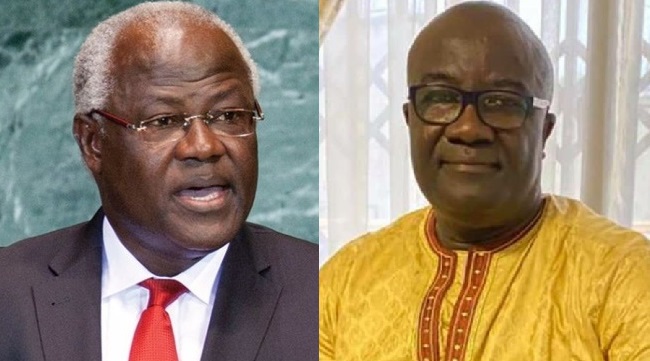 Former President Koroma And NEC Chairman Mohamed Konneh Observe Gambia’s Presidential Election