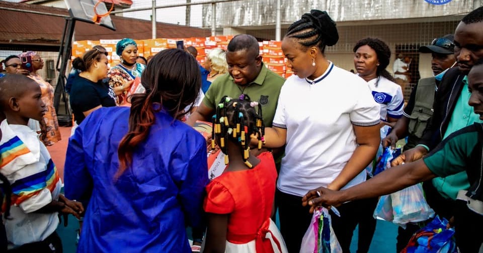 President Bio, First Lady Fatima Hosts Annual Festive Party For Kids