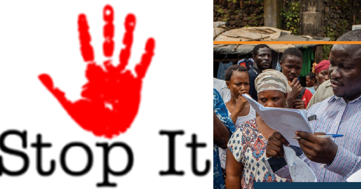 Stop It Sierra Leone Gives Update on Day 1 of The Mid-Term Census