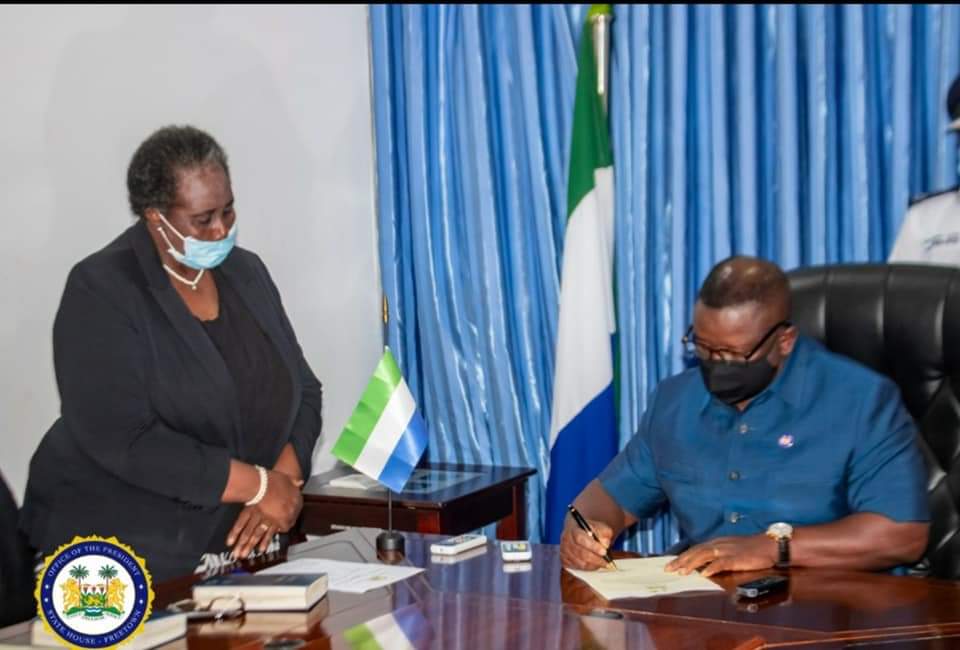 Members of Tribunal to Investigate Auditor General And Deputy Take Oath President Bio