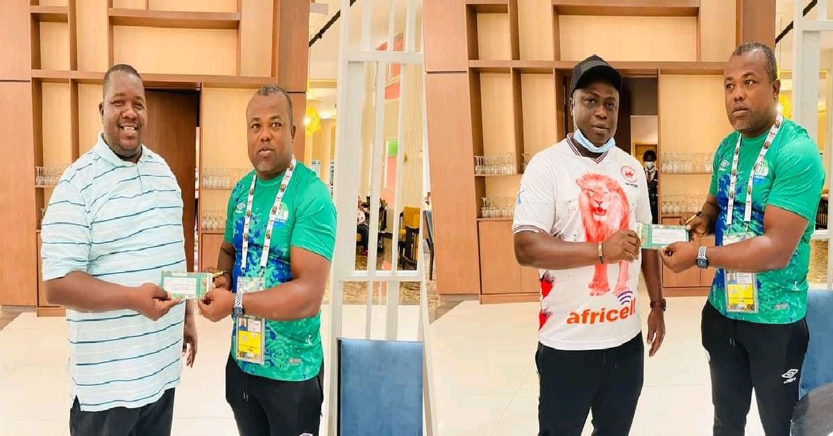 SLFA Distributes  Match Tickets to Fans in  Cameroon Ahead of Sierra Leone- Ivory Coast Encounter