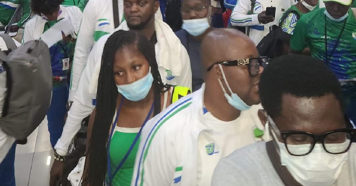 JUST IN: Leone Stars Supporters Stranded at The Airport Finally Depart For Cameroon