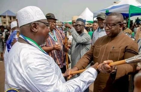 President Bio Crowns 13 Elected Paramount Chiefs in Kambia