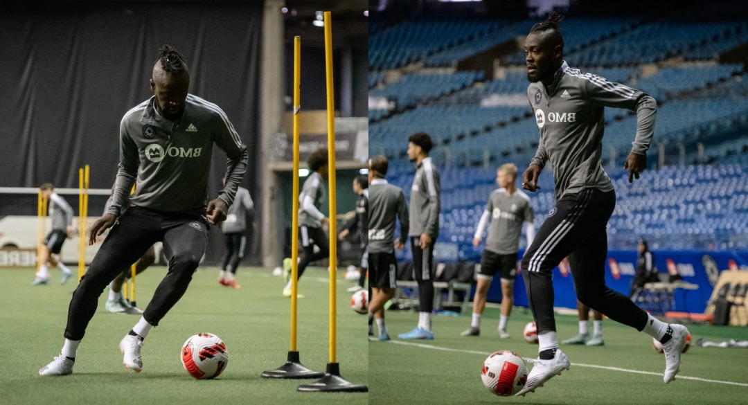 Leone Stars Forward, Kei Kamara Commences Training With His New Canadian Club FC Montreal