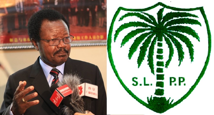 Former APC Vice President, Victor Foh Spotted at SLPP Office