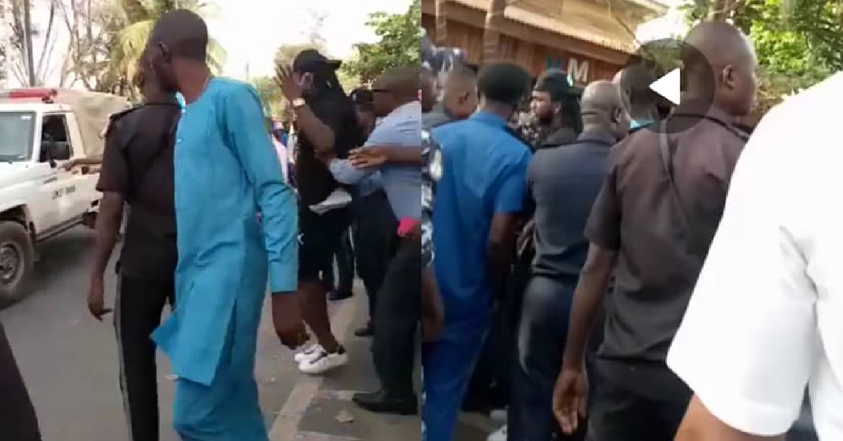 BREAKING: Boss La Arrested, Dragged to Aberdeen Police Station (Video)