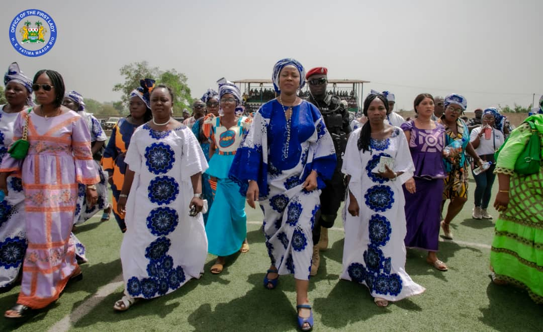 First Lady Celebrates President Bio’s Women’s Empowerment Credentials in Kono