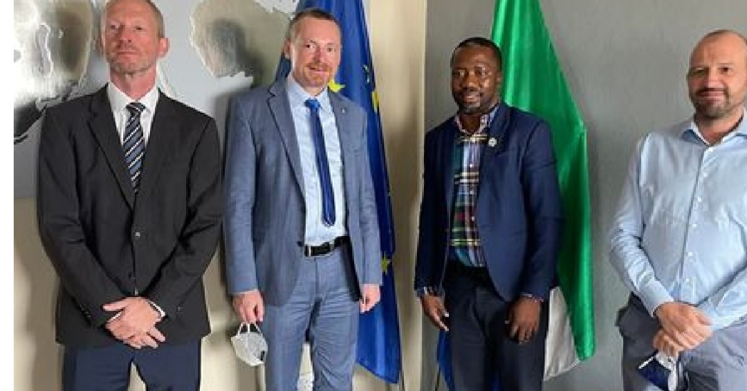 Minister of Youth Affairs Holds Strategic Meeting With European Union Head, Manuel Muller