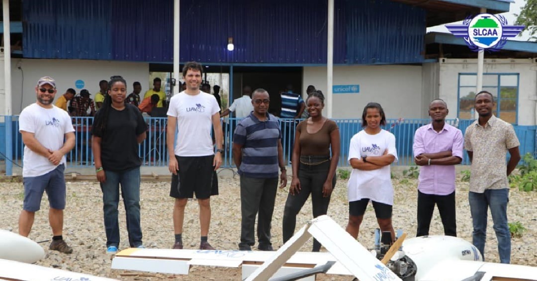 Sierra Leone Civil Aviation Inspects DSTI Drone Testing