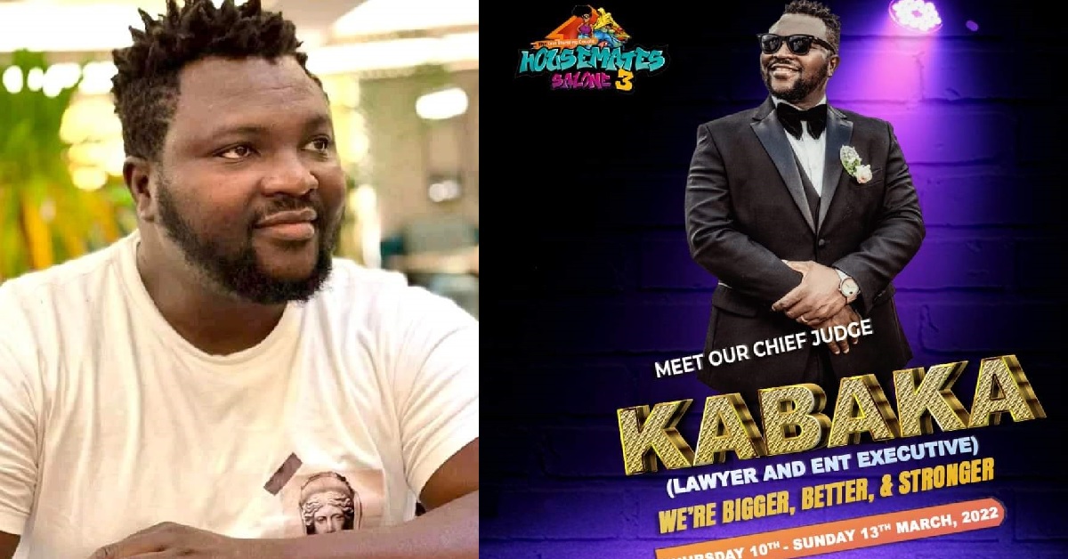 KME Boss, Kabaka Unveiled as 4th Judge For Housemate Salone Season 3