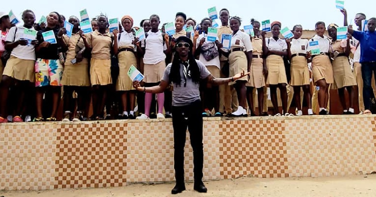 Rapper Menace Da General Donates Learning Materials to Schools