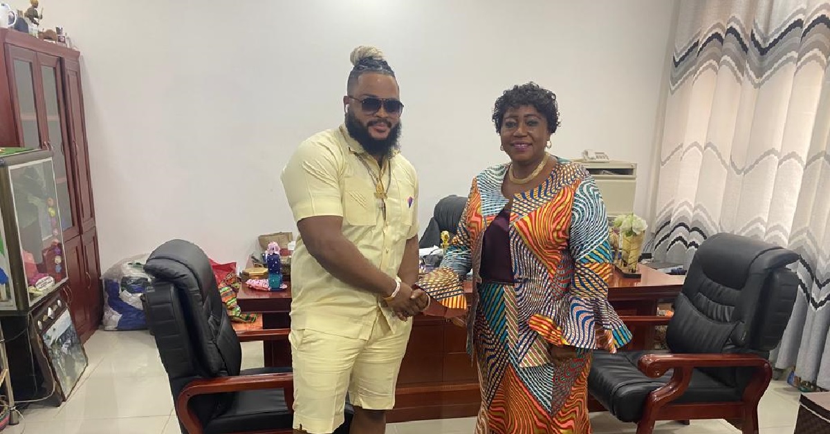 BBNaija Winner White Money Holds Strategic Meeting With Tourism Minister, Memunatu Pratt