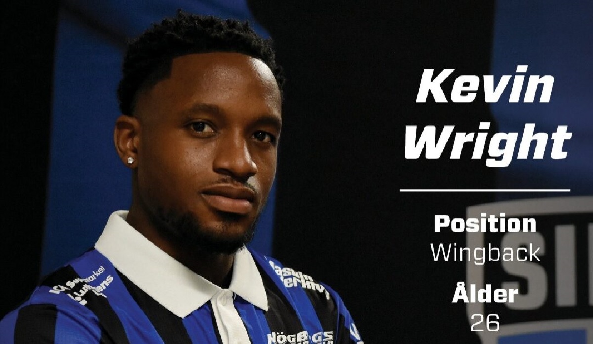Leone Stars Defender, Kevin Wright Signs New Contract With Swedish Club IK Sirius