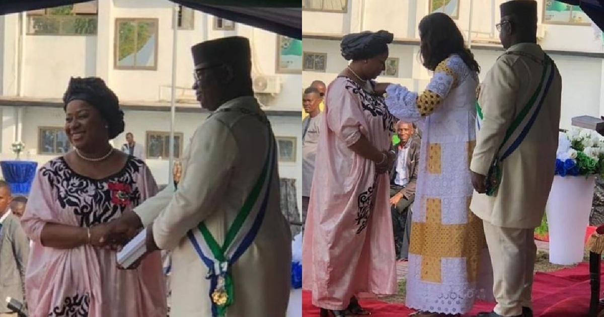 President Bio Decorates Popular Journalist, Asmaa James With Order of The Rokel Award