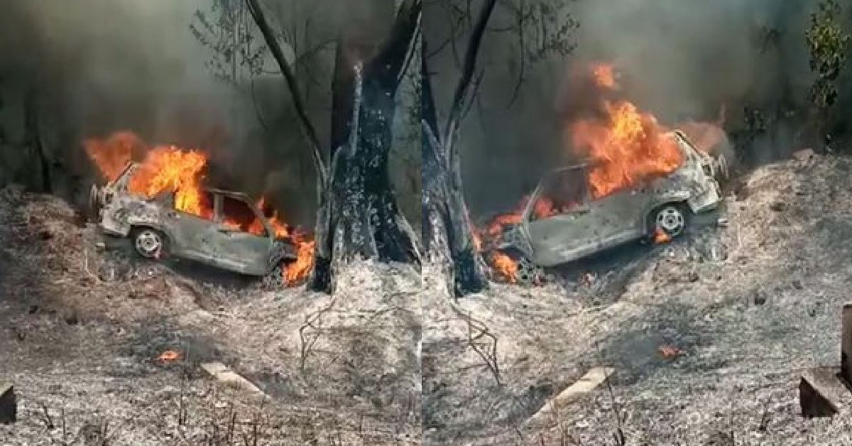 JUST IN: 8 People Reportedly Died And Burn to Ashes as Car Catches Fire (Video)