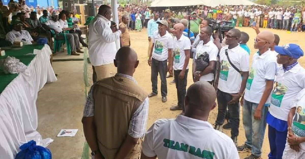 Chairman Derick Alpha And His Executive Declare For SLPP