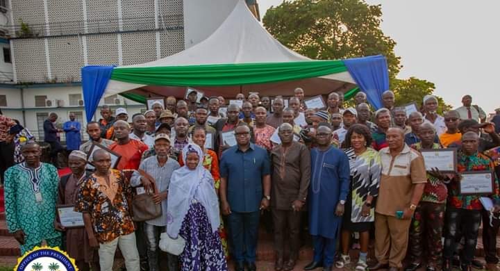 President Bio Engages 113 Village Headmen in Sierra Leone