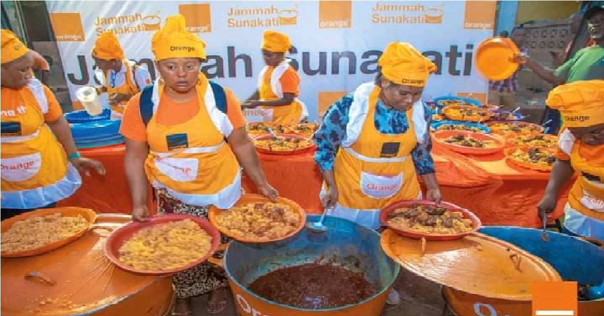 Orange Sierra Leone Cook And Eat With Muslims of Jui And Wellington Communities