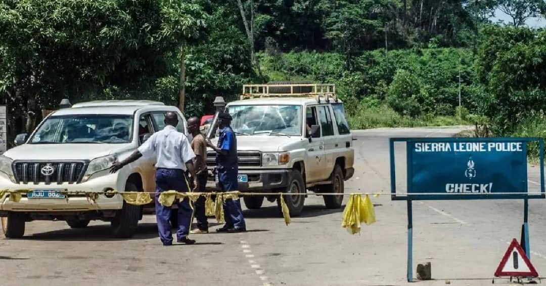 Sierra Leone Police Relocates  Three-Mile Check Points