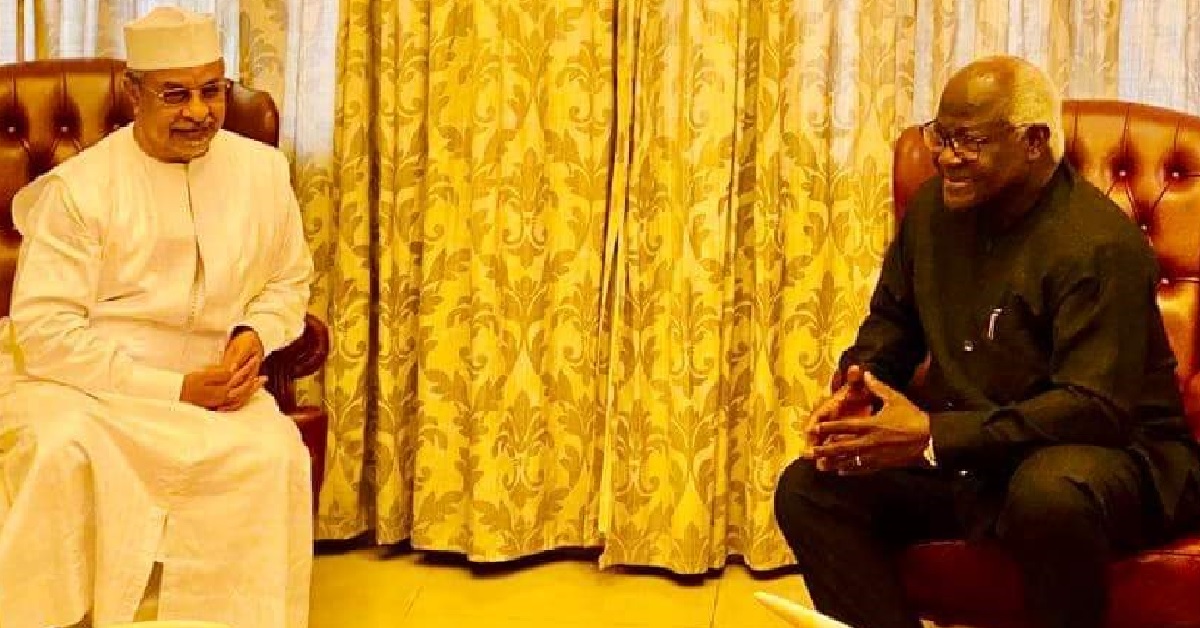 Former President Koroma Hosts The Special Representative of The United Nations Secretary-General