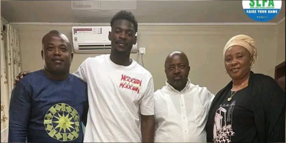 Leone Stars Striker, Amadou Bakayoko Jets in Freetown Ahead of AFCON Qualifiers