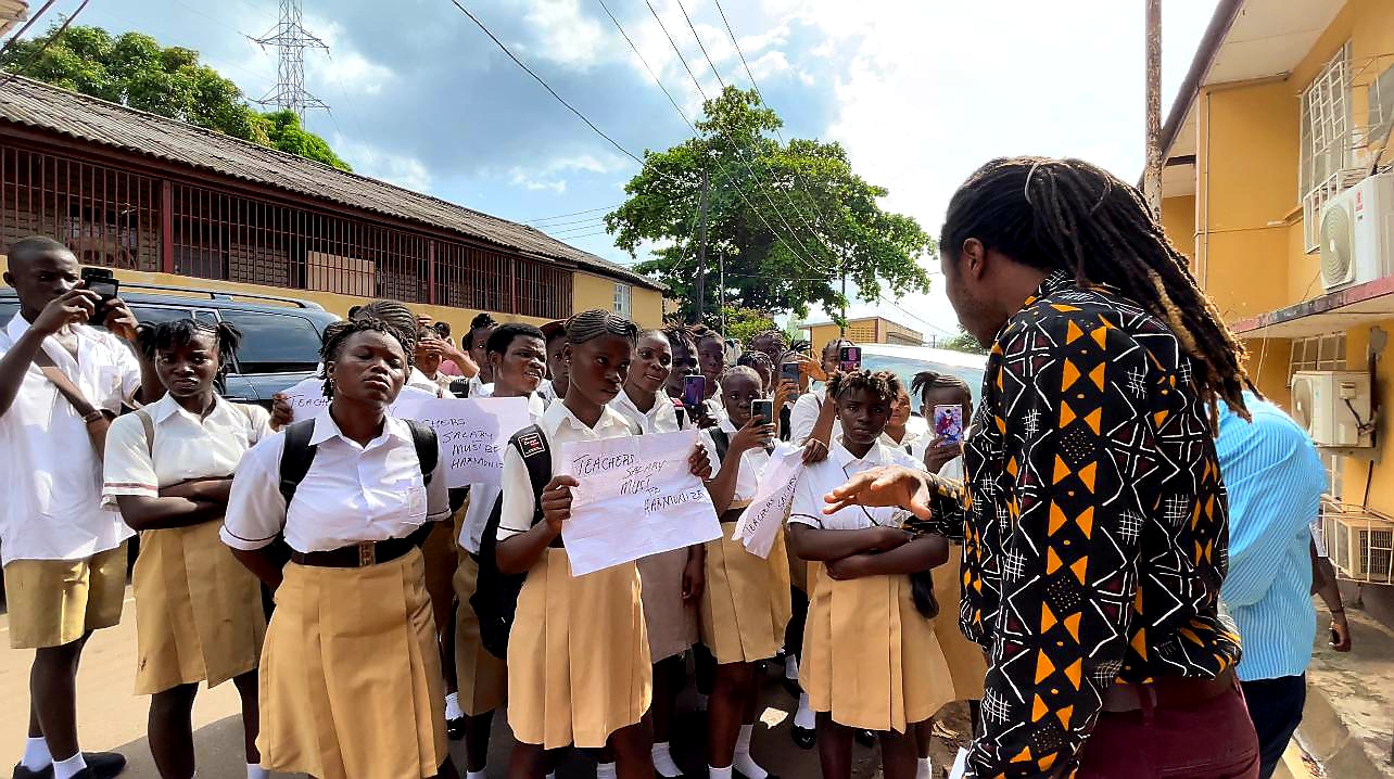 Government Rokel Sec. Sch. Students Plead to David Moinina Sengeh For Teachers Salary Harmonisation