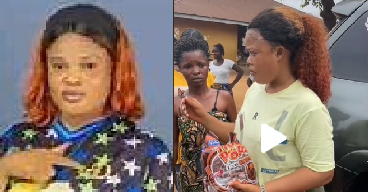 Wife of Leone Stars Striker, Hawa Tombo Donates to Her Community