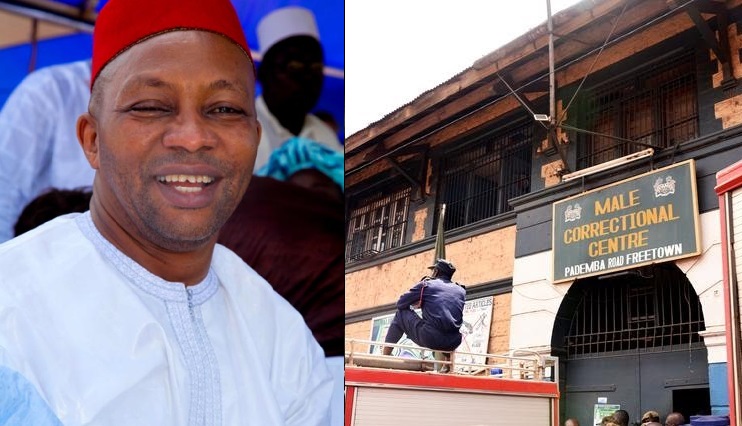 Video of Former Minister, Kemoh Sesay Being Taken to Pademba Road Prison Emerges