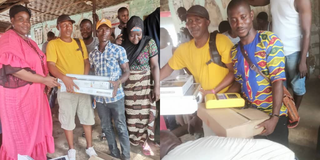 APC Parliamentarian Lights up Five Communities in Tonkolili District